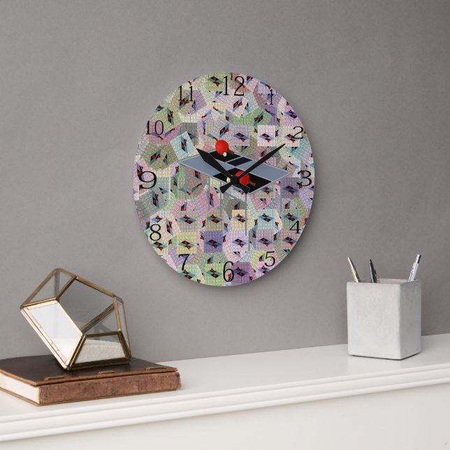 Ping Pong Tables, Large Wall Clock (Office)