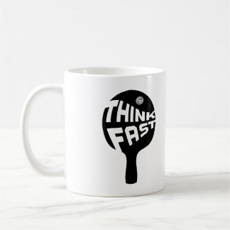 Ping Pong Think Fast Coffee Mug