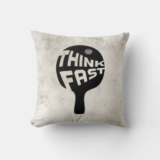 Ping Pong Think Fast Cushion