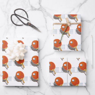 Ping Pong Wrapping Paper Sheet