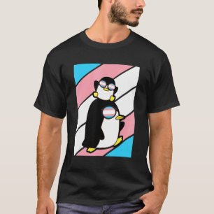 Pinguins Pride Transgender Flag LGBTQ Proud Ally P T-Shirt