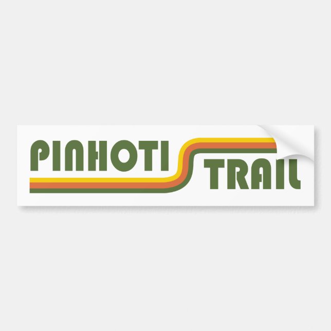Pinhoti Trail Alabama Georgia Bumper Sticker (Front)