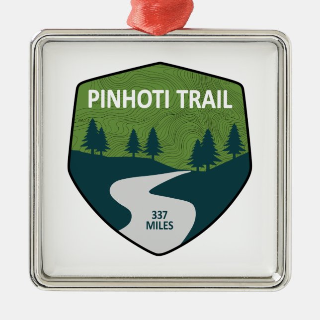 Pinhoti Trail Alabama Georgia Metal Ornament (Front)