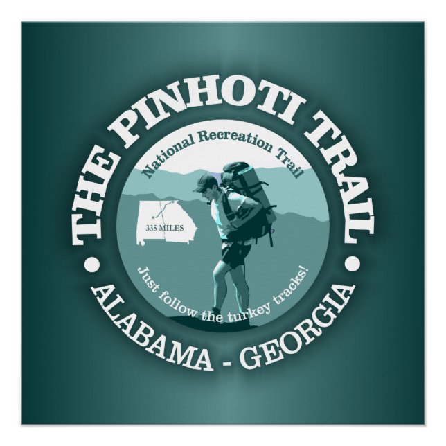 Pinhoti Trail Poster (Front)