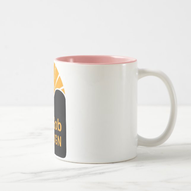 Pink 15 oz Two-Tone Mug (Right)
