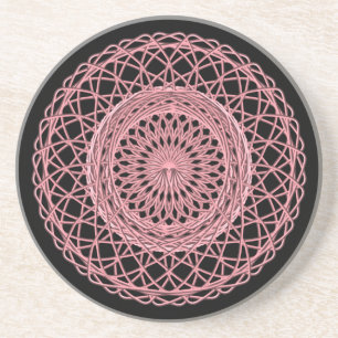 Pink 1 coaster