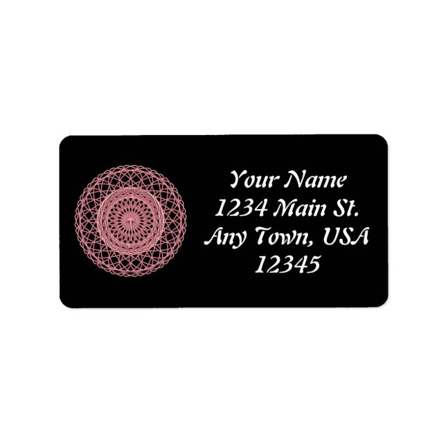 Pink 1 label (Front)
