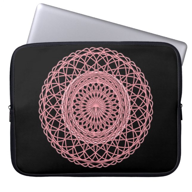 Pink 1 laptop sleeve (Front)