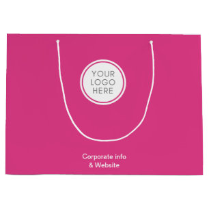 Pink 2 Corporate bag with Logo & Corporate details