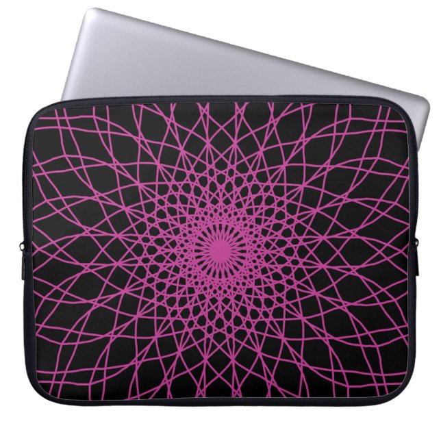 Pink 2 laptop sleeve (Front)
