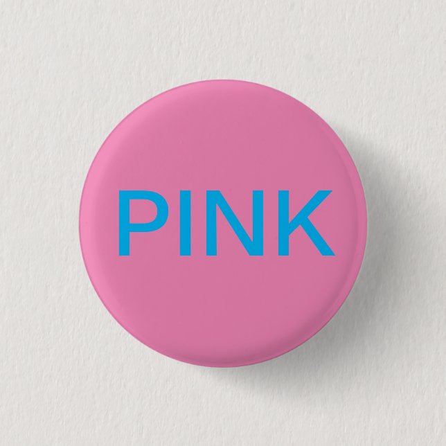 PINK 3 CM ROUND BADGE (Front)