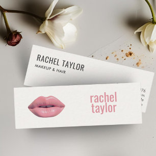 Pink 3D Hot Makeup Business Card