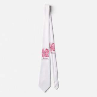 Pink 3D Love Quote Baby Fine Jersey Tie