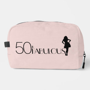 Pink 50 & FABULOUS THAT'S ME! Modern Toiletry Bag