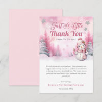 Pink A Little Snowflake | Snow Girl Baby Shower