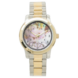 Pink Abalone Pastel Two-Toned Watch
