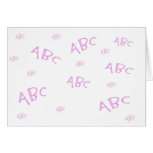 Pink  ABCs