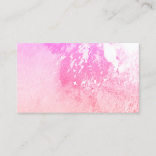 pink abstract art business card template