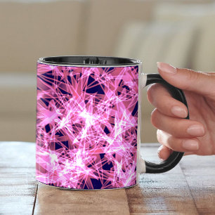 Pink Abstract Art Mug