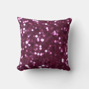 Pink abstract, bokeh defocused lights. cushion