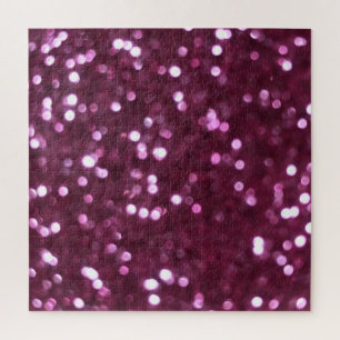 Pink abstract, bokeh defocused lights. jigsaw puzzle
