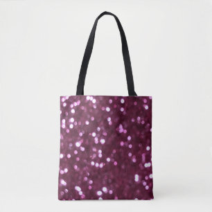 Pink abstract, bokeh defocused lights. tote bag