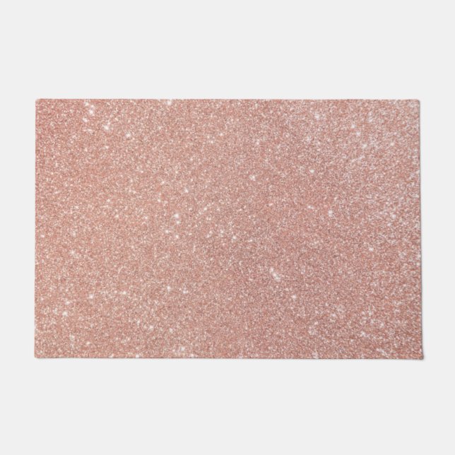 pink abstract doormat (Front)