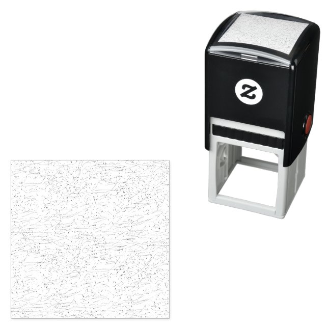 Pink Abstract Office File Folder Set Self-inking Stamp (In Situ)