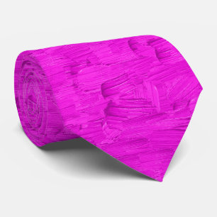 Pink Abstract Pattern Tie