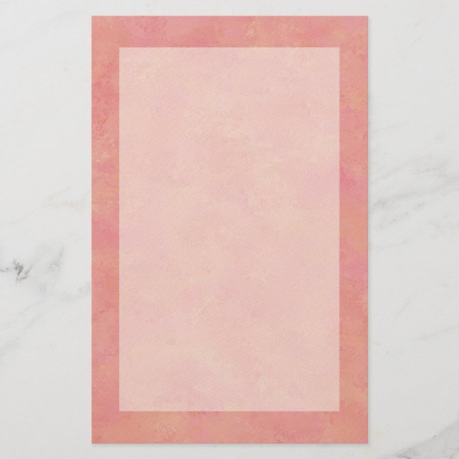 Pink Abstract Stationery (Front)