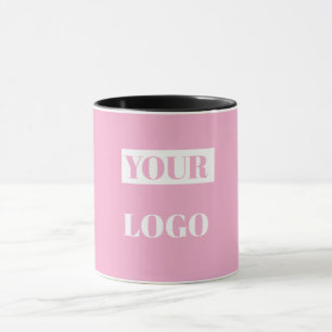 Pink - add your logo mug