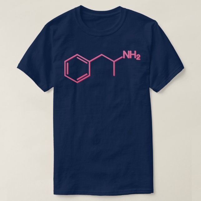 Pink Adderall Chem T-Shirt (Design Front)
