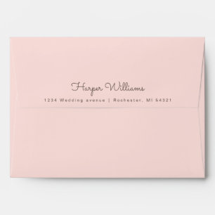 pink address envelope