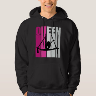Pink Aerialist Queen Aerialist Practice Squad Danc Hoodie