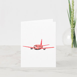 Pink Aeroplane Card