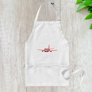 Pink Aeroplane Standard Apron