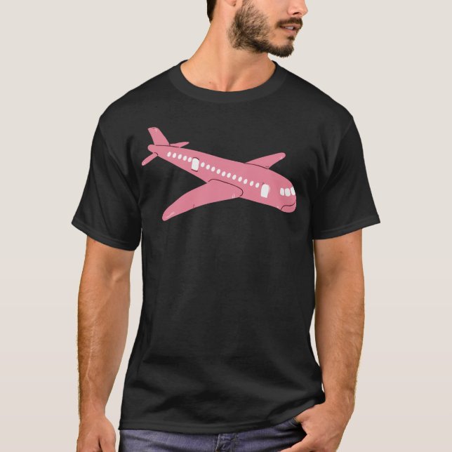 Pink Aeroplane T-Shirt (Front)
