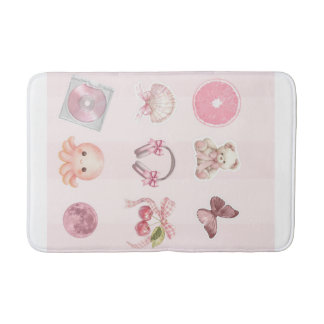 Pink Aesthetic Bath Mat
