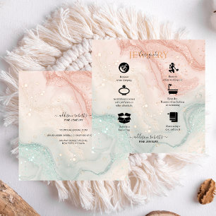 Pink Aesthetic Jewellery Care Business Card