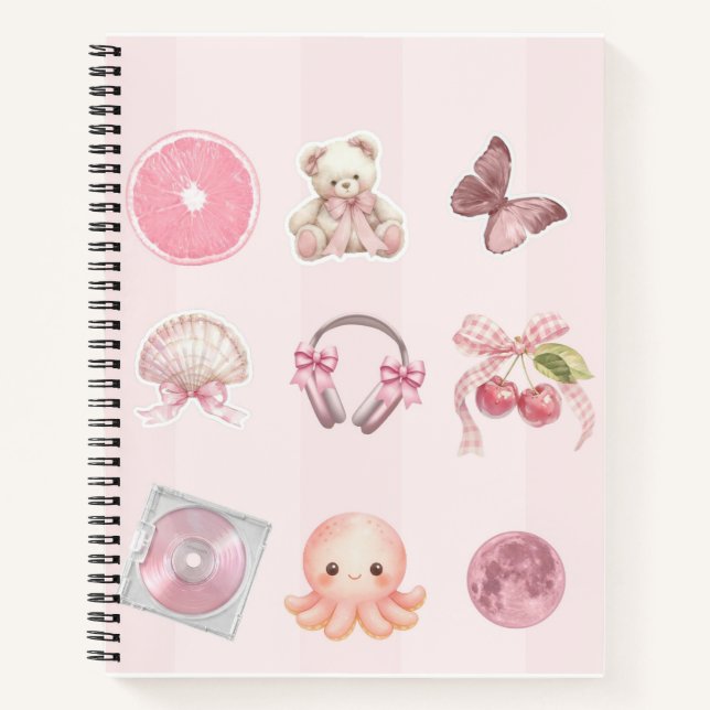 Pink Aesthetic Notebook  (Front)