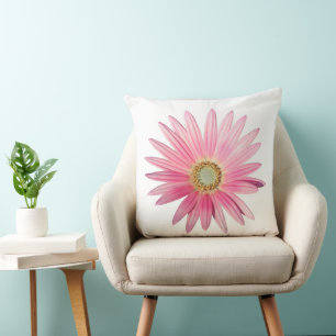 Pink African Daisy Cushion