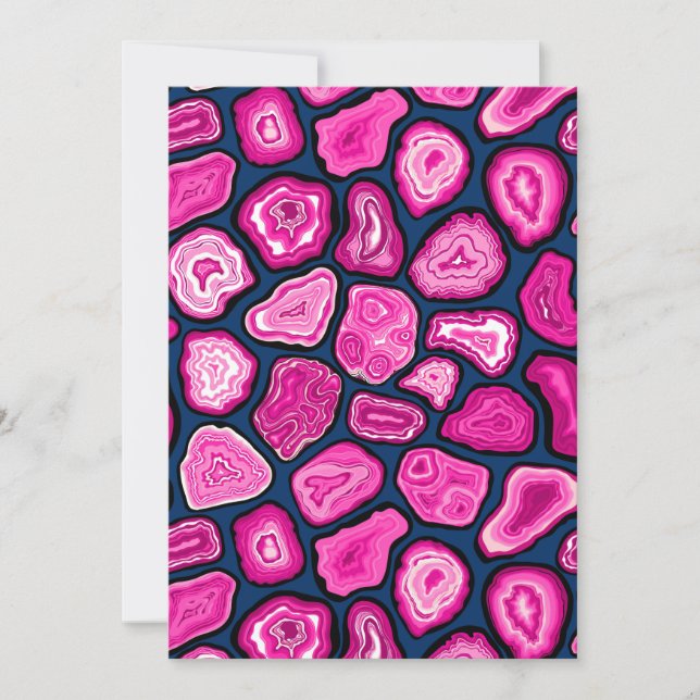 Pink agate slices (Front)