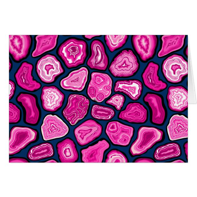 Pink agate slices (Front Horizontal)