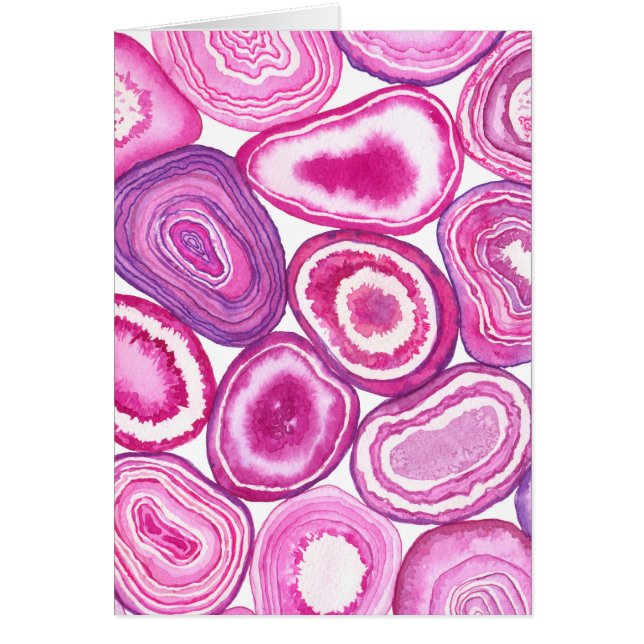 Pink agate watercolor (Front)