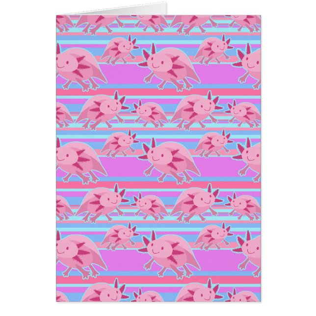 Pink Albino Axolotl Pattern (Front)