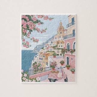 Pink Amalfi Jigsaw Puzzle