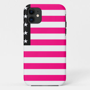 pink american flag iPhone 11 case