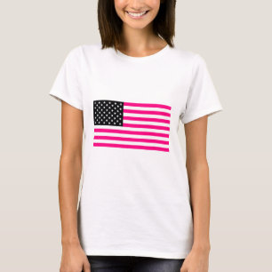 pink american flag T-Shirt