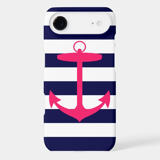 Pink Anchor Silhouette Case-Mate Samsung Galaxy Case (Back)