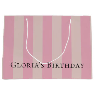Pink and Beige Elegant Gift Bag